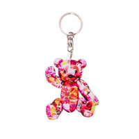 キーホルダー | Rose Quilted Teddy Bear