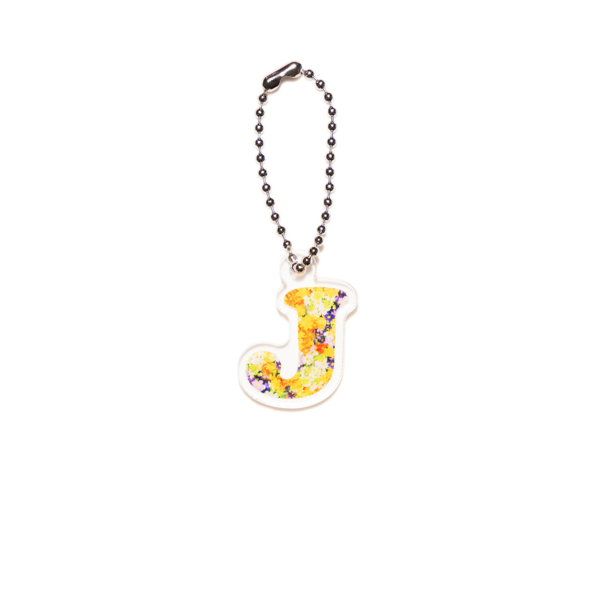 イニシャルキーホルダー（Mサイズ）| Yellow – MIKA NINAGAWA