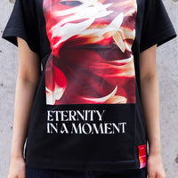 Eternity in a Moment Tシャツ|Flower_Black
