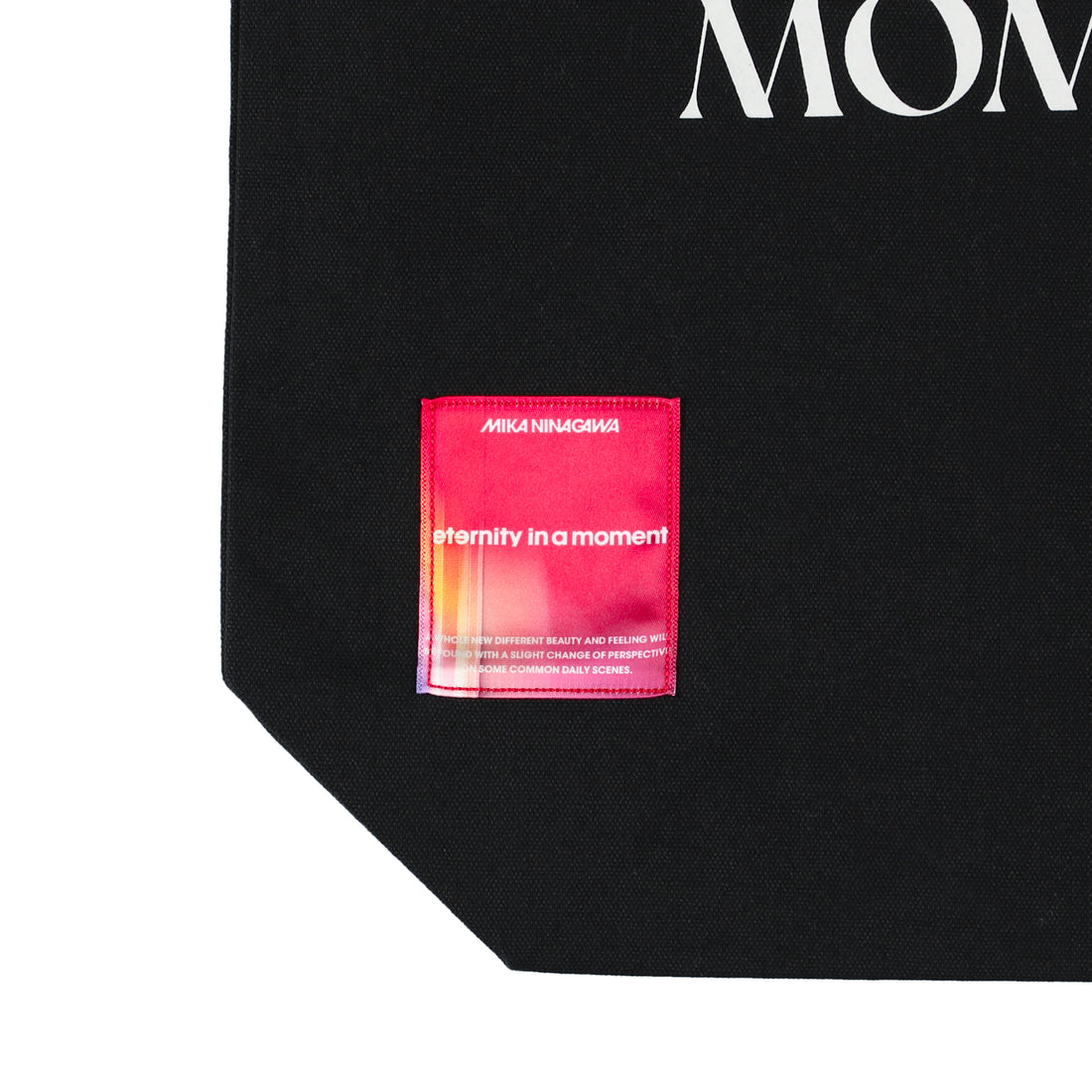 Eternity in a Moment トートバッグ｜Black