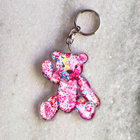 キーホルダー | Sakura Quilted Teddy Bear